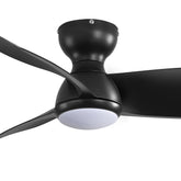 Ceiling Fans with Lights Remote, Modern Low Profile Ceiling Fan, Flush Mount, Noiseless, 3CCT, 6 speeds, Timer, Small Ceiling Fan for Living Room Bedroom